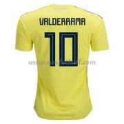 Colombia 2018 Carlos Valderrama 10 Landslagsdrakt Kortermet Hjemme Fotballdrakter..